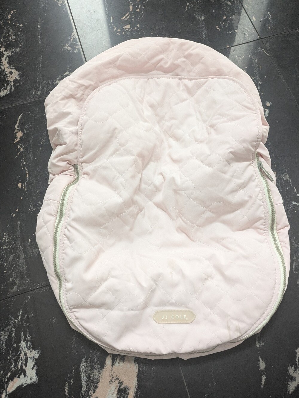 Pink JJ Cole Bubdleme Infant Car Seat Cover